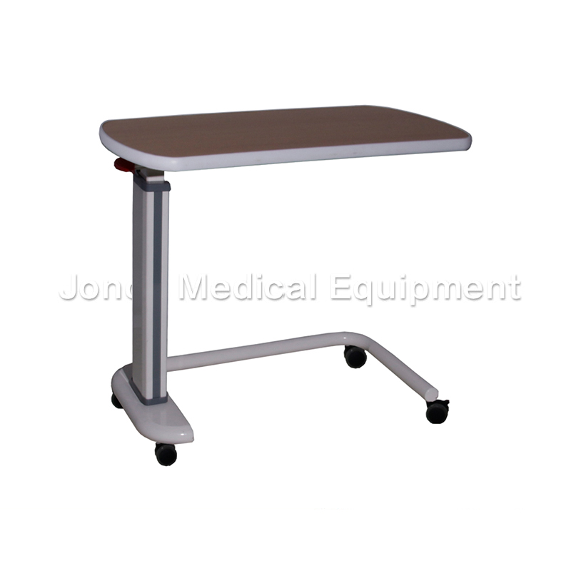 OBT-B05 Sturdy Aluminum Alloy Material Medical Patient Dining Overbed Table